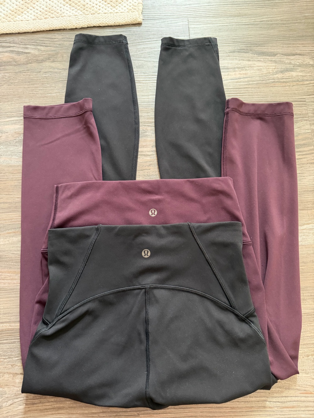 lululemon athletica Leggings Bundle Sz 4 – Black & Plum